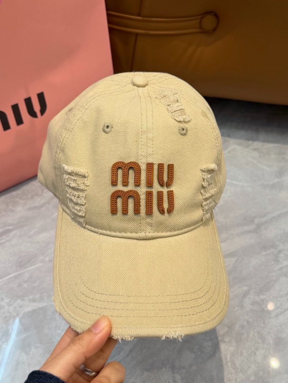 MIU MIU 2026 Spring New Baseball Cap